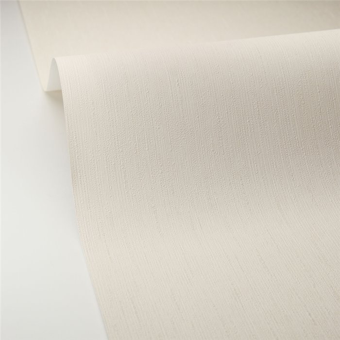 Papel pintado minimalista blanco, fibra natural de sisal - Caselio Borneo 106011045