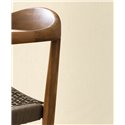 Caselio|Beige natural fiber effect wallpaper|Solid Colors