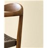 Caselio|Beige natural fiber effect wallpaper|Solid Colors