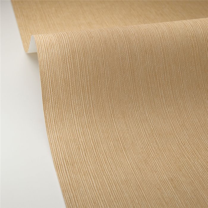 Caselio|Papel pintado atemporal efecto fibra natural marrón|Colores Lisos