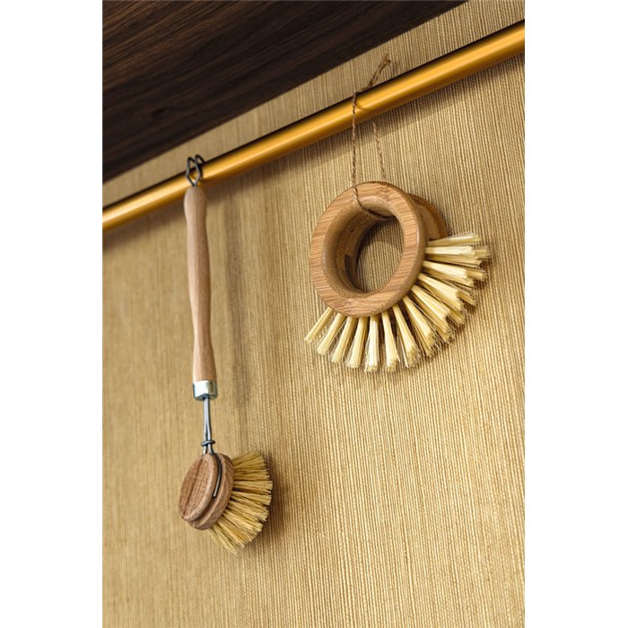 Caselio|Camel-colored sisal plant fiber wallpaper|Solid Colors