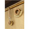 Caselio|Camel-colored sisal plant fiber wallpaper|Solid Colors