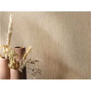 Caselio|Timeless brown natural fiber effect wallpaper|Solid Colors 2