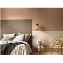 Caselio|Timeless brown wallpaper with sisal natural fiber effect|Bedrooms