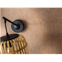 Caselio|Timeless brown wallpaper with sisal natural fiber effect|Bedrooms