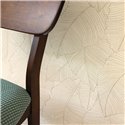 Caselio|Beige Borneo tropical leaf wallpaper|Modern