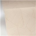 Caselio|Papier peint feuilles tropicales de Bornéo beige|Moderne