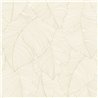 Caselio|White large leaf wallpaper, collage style|Modern