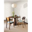 Caselio|Papier peint grandes feuilles blanches, style collage|Moderne
