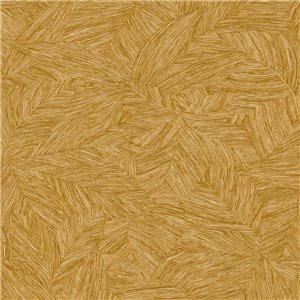 Caselio|Green palm leaf wallpaper|Kitchen