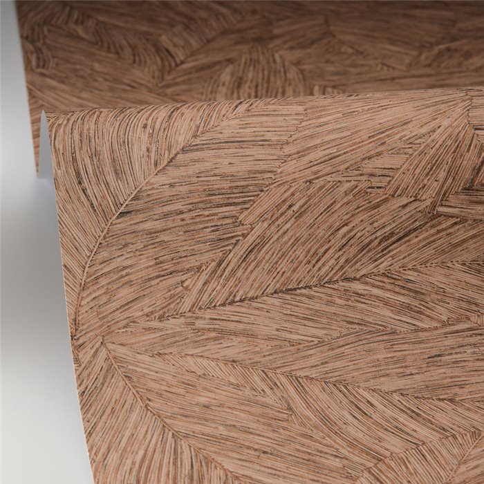 Caselio|Papel pintado floral hojas de palma con relieve|Salón