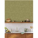 Caselio|Green palm leaf wallpaper|Kitchen