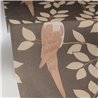 Caselio|Papier peint style tropical avec perruches noires|Tropical