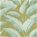 Caselio|Wallpaper with green tropical banana leaves|Tropical
