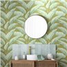 Caselio|Papier peint avec feuilles tropicales de bananier vert|Tropical