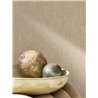 Casadeco|Thick beige linen wallpaper with a beautiful mottled texture|Fabric Imitation