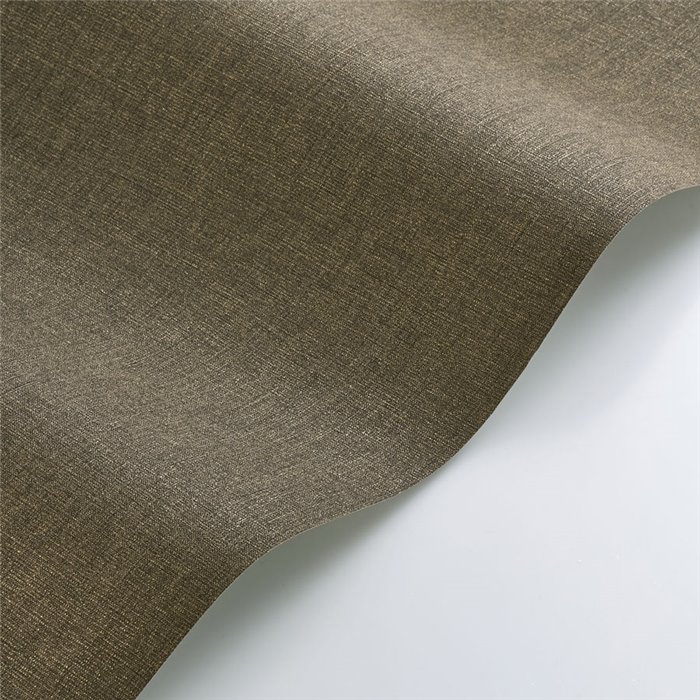 Casadeco|Melierte Tapete mit braunem Leinenlook|Textilimitation