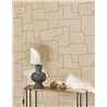 Casadeco|Bestickte Tapete im modernen Textilstil|Textilimitation