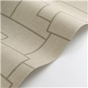Casadeco|Bestickte Tapete im modernen Textilstil|Textilimitation