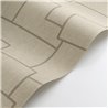 Casadeco|Embroidered textile effect wallpaper in modern style|Fabric Imitation