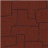 Casadeco|Papier peint moderne rouge effet textile brodé et géométrique|Imitation Tissu