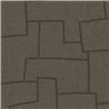 Casadeco|Modern living room wallpaper with embroidered geometric pattern on canvas|Fabric Imitation