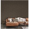 Casadeco|Moderne Tapete für Wohnzimmer mit gesticktem Muster auf Leinwand|Textilimitation