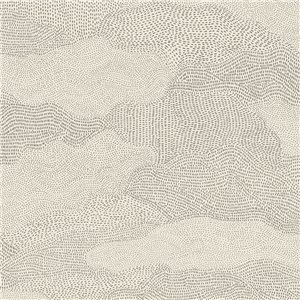 Versace|Baroque wallpaper with floral circles in pink pearl|Wallpaper