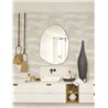 Casadeco|Papier peint salon moderne avec points formant des nuages abstraits|Papier Peint