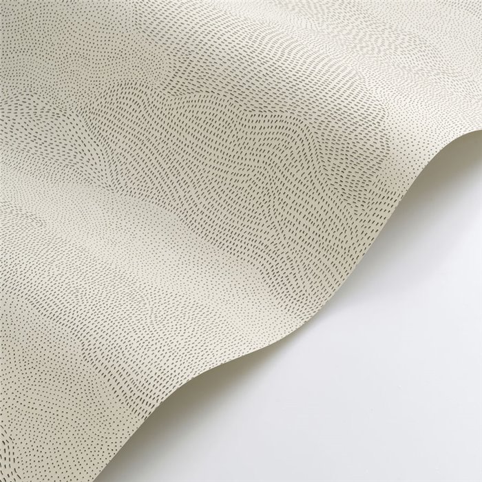 Casadeco|Modern living room wallpaper with dots forming abstract clouds|Wallpaper