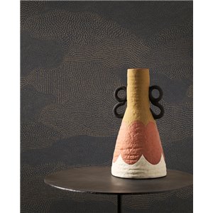 Casadeco|Moderne Ethno-Tapete mit Patchwork-Effekt in Textiloptik|Ethnisch 2