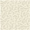 Casadeco|Papier peint effet lin blanc cassé avec motifs géométriques style ethnique|Papier Peint