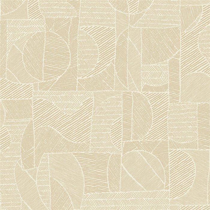 Papel pintado étnico estilo beige con un toque moderno - Casadeco Matera 201161177