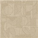 Casadeco|Papier peint ethnique beige style moderne type patchwork textile|Ethnique