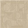 Casadeco|Beige ethnic-style patchwork wallpaper with modern look|Ethnic