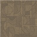 Casadeco|Braune Ethno-Patchwork-Tapete im zeitgenössischen Stil|Ethnisch