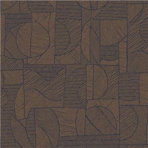 Papeldecor|Modernes Tapetenmuster mit großen weißen Wellen|Tapeten