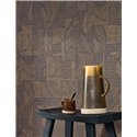 Casadeco|Moderne Ethno-Tapete mit Patchwork-Effekt in Textiloptik|Ethnisch