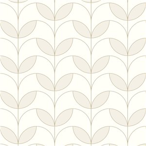 Caselio|Art Deco green and gold geometric wallpaper|Art Deco