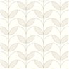 Casadeco|Papel pintado elegante beige estilo Art Deco, inspirado en tiaras de cabaret|Papel Pintado