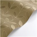 Casadeco|Goldmetallisierte Art-Déco-Tapete in Form von Blumenblättern|Tapeten