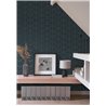 Casadeco|Papier peint art déco bleu, moderne et élégant|Papier Peint