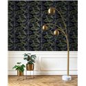 Casadeco|Papier peint feuilles de palmier moderne avec touche art déco|Floral