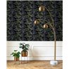 Casadeco|Modern palm leaf wallpaper with an Art Deco touch|Floral
