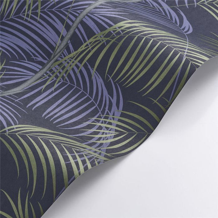 Casadeco|Moderne Tapete mit Palmenblättern und Art-Déco-Touch|Blumen