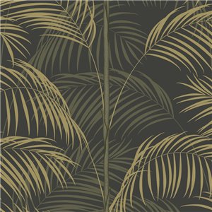 Casamance|Papier peint fibre naturelle rayée anthracite|Papier Peint