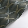 Casadeco|Green Art Deco style wallpaper, ideal for commercial and hospitality spaces|Wallpaper