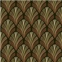 Casadeco|Papier peint floral feuilles de palmier style art déco|Papier Peint