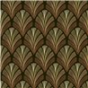 Casadeco|Papier peint floral feuilles de palmier style art déco|Papier Peint