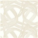 Casadeco|Modern white wallpaper with abstract beige spirals|Modern
